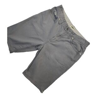Vans Chino Shorts Mens 28 Gray Cotton Blend Stretch Skate Casual